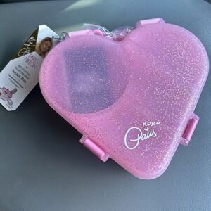 PARIS HILTON Bento-Style ~ Heart-Shaped Snack Box ~ Built In Phone Stand ~ PINK